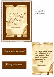 Retirement Scroll