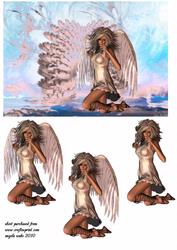 Angel Looking Down on the World