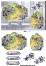 Bluebell Wood Bracket Panel Card Front