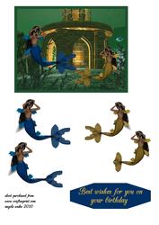 The Mermaids in Their Garden