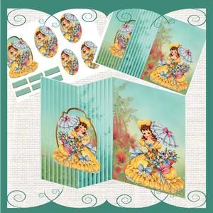 Walking Through the Poppy Field No Hole Fold Back Card