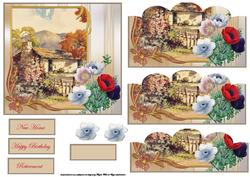 Old Farmhouse Card Front with Bottom Stacker