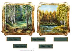 Scenic Trees and River Toppers