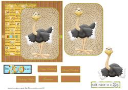 A Day at the Zoo Card Front