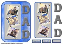 Ships Come Sailing in Card Front with Decoupage