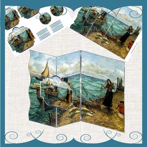 Catch of the Day No Hole Fold Back Card