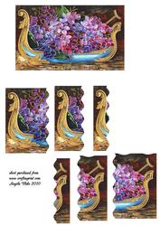 A Longship with Violets and Scallops