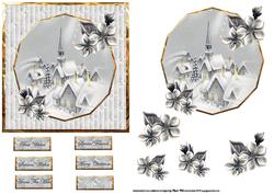Magic Christmas Scene Card with a Topper