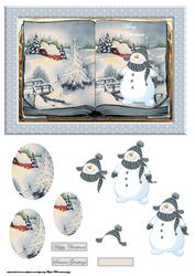 Merry Christmas from the Snowman Card