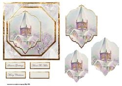 Vintage Church at Christmas