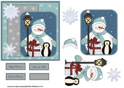 Frosty the Snowman Card with a Topper