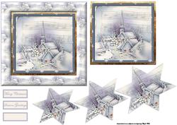 Vintage Village Church Card and Topper