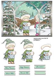 Snowball Game , View Through My Window Card