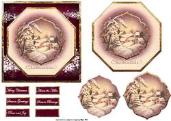 Magic of Christmas Card with a Topper