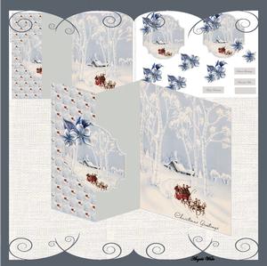 Home for the Holidays No Hole Fold Back Card