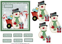 Snowman with Some Gifts