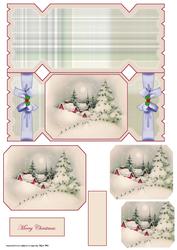 Vintage Christmas Cracker Card
