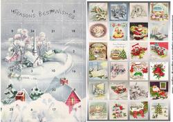Vintage Village Advent Calendar