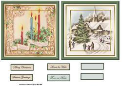 Vintage Christmas Toppers