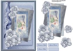 Sledge Ride Through the Snow Card with a Topper