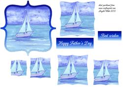 Sailing Boat on the Ocean
