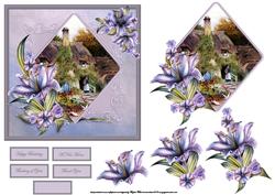 Country Life Card Front with a Topper
