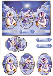 Enchanted Night Panel Card with Toppers