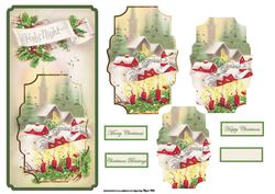 Holy Night Dl Card with Topper