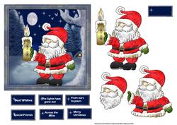 Santa Said the Lights Have Gone Out Card