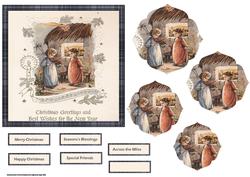 The Stable and Star of Bethlehem Card