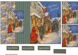 Christmas Shopping Fold Back Card