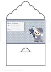 Teddy Bear with Gifts Money Wallet