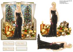 Dressed for the Evening Over the Edge Card