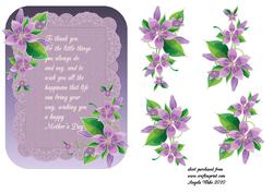 Flowers and Lace for Mother