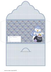 Snowman with Toys Money Wallet