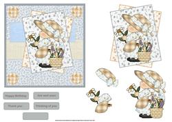 Meadow Flowers Card and Decoupage