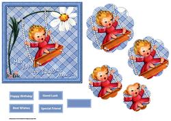 Swing Along Card with Petal Stackers