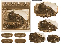 Leander Steam Train Card