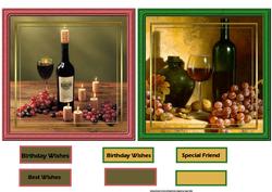 Wine Card Fronts with Sentiment Tags