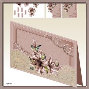 Lily Mock Envelope Card Mini Kit