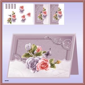 Rose Blush Mock Envelope Card