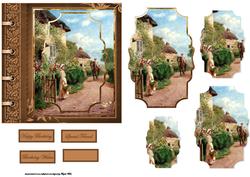 Market Day Card with Shaped Layers