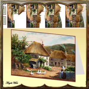 Farmyard and Geese Mini Kit Easy Cut Decoupage
