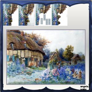 Cottage Garden Easy Cut Decoupage Mini Kit