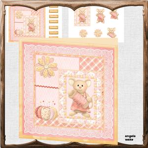 Mice and Needles and Pins 8x8 Card Mini Kit