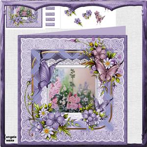 Meadow Garden 8x8 Card Mini Kit