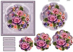 Enchanted Garden Card and Stacker