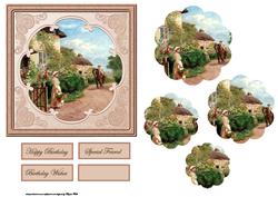 Coming from Market Card with Petal Stacker