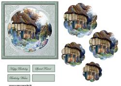 Heather Cottage Card with Petal Stacker