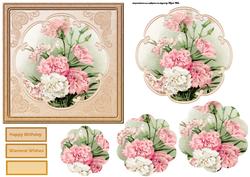 Carnations Card with a Petal Stacker